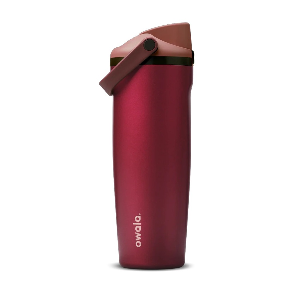 ♥️ Owala FreeSip 30oz Sway Metallic Red “Poinsettia” NWT - Rare Collector Bottle